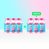 Happy Hair 3 Potes + 3 Potes Grátis (Total 6 Potes)