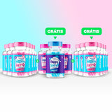 Happy Hair 6 Potes + 6 Potes Grátis + 2 Colágenos + 1 Melatonina (Total 15 Potes)