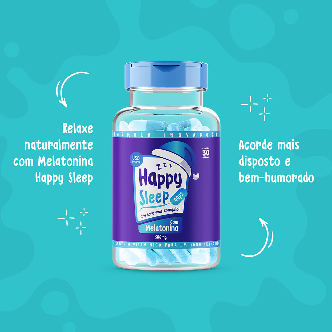 Melatonina Happy Sleep - 1 Pote (30 dias de uso)